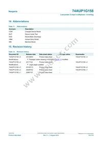 74AUP1G158GF Datasheet Page 16