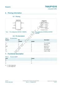 74AUP1G16GFH Datasheet Page 3