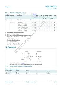 74AUP1G16GFH Datasheet Page 9