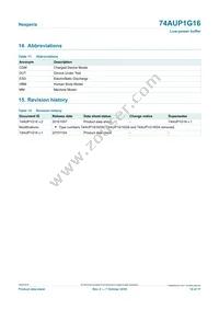 74AUP1G16GFH Datasheet Page 14