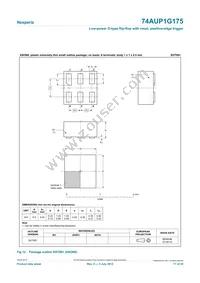 74AUP1G175GN Datasheet Page 17