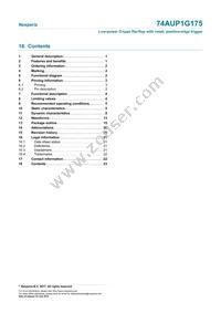 74AUP1G175GN Datasheet Page 23