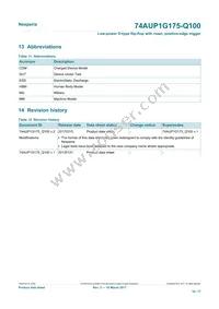 74AUP1G175GW-Q100H Datasheet Page 16