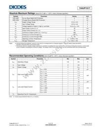 74AUP1G17FW4-7 Datasheet Page 3