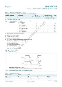 74AUP1G18GS Datasheet Page 11