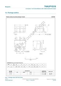 74AUP1G18GS Datasheet Page 14