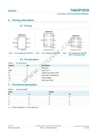 74AUP1G19GN Datasheet Page 3