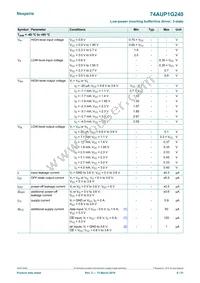 74AUP1G240GN Datasheet Page 6