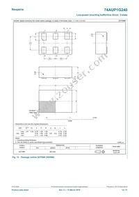 74AUP1G240GN Datasheet Page 14