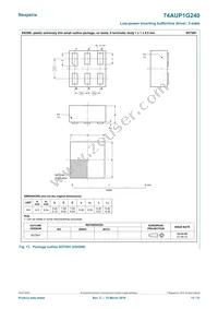 74AUP1G240GN Datasheet Page 15