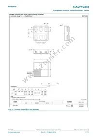 74AUP1G240GN Datasheet Page 17