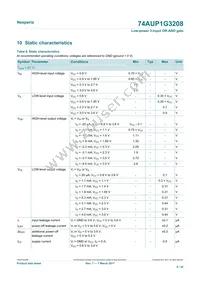 74AUP1G3208GN Datasheet Page 6