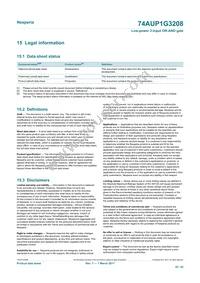 74AUP1G3208GN Datasheet Page 20