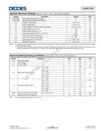 74AUP1G32FZ4-7 Datasheet Page 3