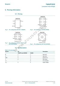 74AUP1G32GN Datasheet Page 3