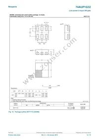 74AUP1G32GN Datasheet Page 14
