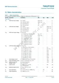 74AUP1G32GW/DG Datasheet Page 6