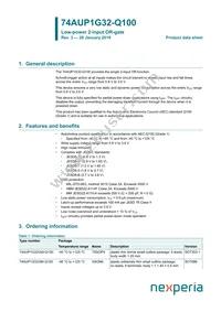 74AUP1G32GW-Q100H Datasheet Cover