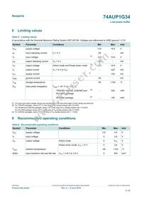 74AUP1G34GN Datasheet Page 5