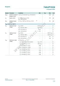 74AUP1G34GN Datasheet Page 8