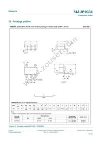 74AUP1G34GN Datasheet Page 13