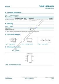 74AUP1G34GW-Q100H Datasheet Page 2