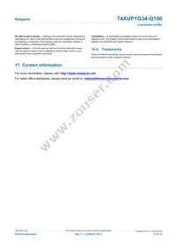 74AUP1G34GW-Q100H Datasheet Page 13