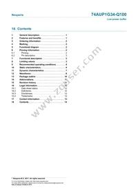 74AUP1G34GW-Q100H Datasheet Page 14