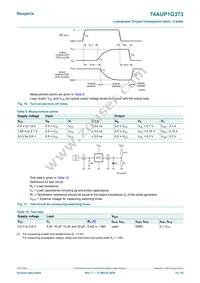 74AUP1G373GN Datasheet Page 14