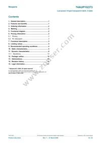 74AUP1G373GN Datasheet Page 22