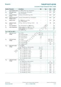 74AUP1G373GW-Q100H Datasheet Page 5