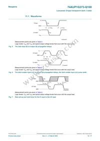 74AUP1G373GW-Q100H Datasheet Page 12