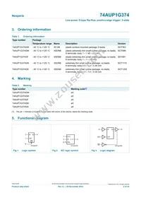 74AUP1G374GN Datasheet Page 2