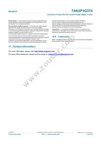 74AUP1G374GN Datasheet Page 22
