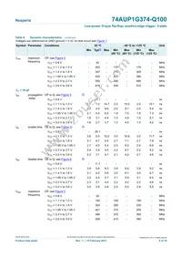 74AUP1G374GW-Q100H Datasheet Page 8