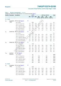 74AUP1G374GW-Q100H Datasheet Page 9