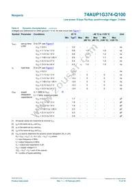 74AUP1G374GW-Q100H Datasheet Page 11