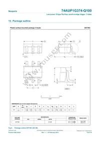 74AUP1G374GW-Q100H Datasheet Page 14