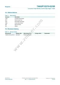 74AUP1G374GW-Q100H Datasheet Page 15