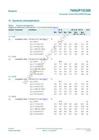 74AUP1G386GF Datasheet Page 8