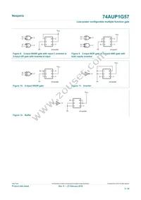 74AUP1G57GN Datasheet Page 5