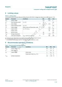 74AUP1G57GN Datasheet Page 6