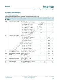 74AUP1G57GN Datasheet Page 7