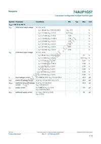 74AUP1G57GN Datasheet Page 8