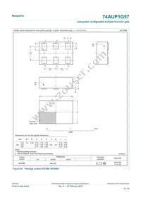 74AUP1G57GN Datasheet Page 16