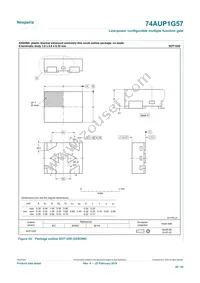 74AUP1G57GN Datasheet Page 20