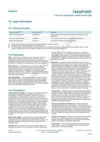 74AUP1G57GN Datasheet Page 22