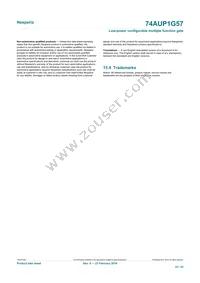 74AUP1G57GN Datasheet Page 23