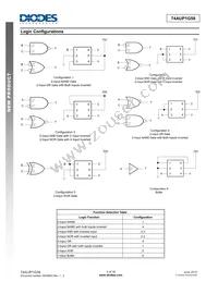 74AUP1G58W6-7 Datasheet Page 3