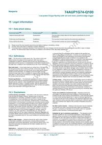 74AUP1G74DC-Q100H Datasheet Page 18